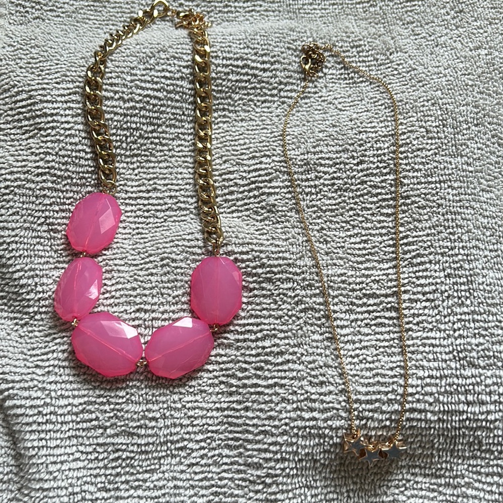2 necklaces- good condition